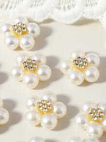 10入組ABS縫紉裝飾現代花形家居縫紉裝飾 - 彩色 - 查看 4