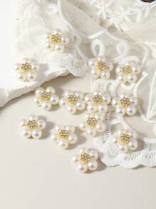 10入組ABS縫紉裝飾現代花形家居縫紉裝飾 - 彩色 - 查看 5