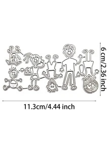 1 Thép Carbon Cắt Chết, Hiện Đại Hình Thiết Kế DIY Khắc Stencil Thủ Công Chết Cho Gia Đình - Bạc - Xem 2