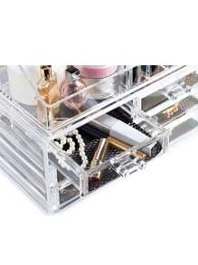 1 pieza Caja de almacenamiento transparente Maquillaje - transparente - Ver 8