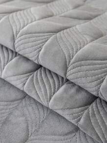 1pc Solid Color Sofa Towel - Grey - View 6