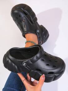 Guốc rỗng cho nữ, Guốc có lỗ thông hơi EVA ngoài trời thể thao - màu đen - Xem 1