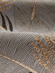 1入組葉子圖案沙發巾 - 彩色 - 查看 6