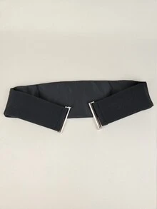 1 Thắt lưng nữ thêu hoa phong cách Trung Hoa để trang trí hàng ngày - Màu xanh lam - Xem 2