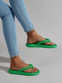 Dép xỏ ngón nữ xỏ ngón, Dép xỏ ngón EVA màu xanh thời trang - màu xanh lá - Xem 4