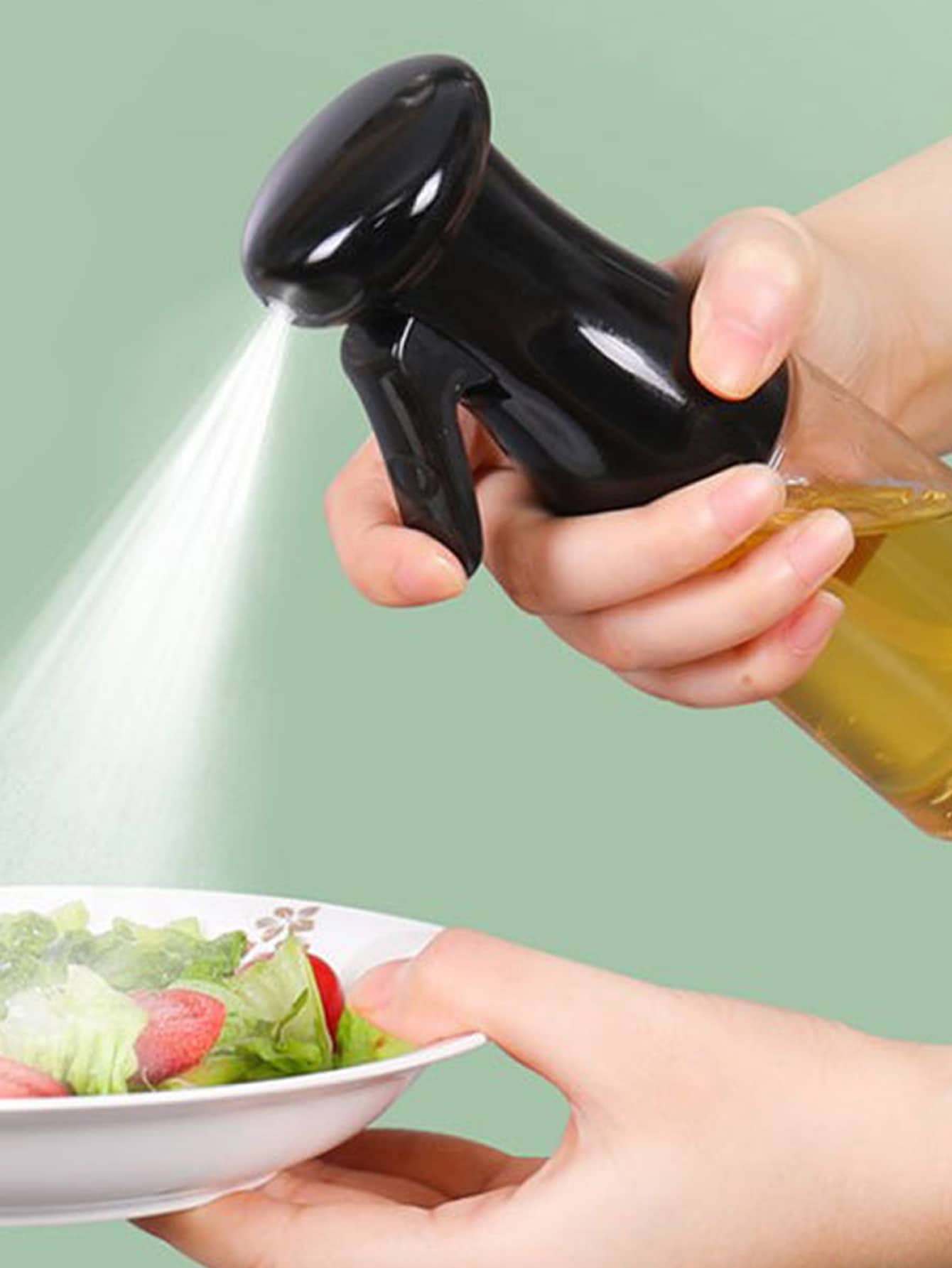 1入組PET噴油瓶廚房用透明香料噴霧瓶