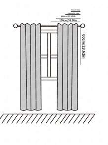 1pc Cartoon Graphic Window Valance, Modern Polyester Curtain Valance For Home - Multicolor - View 4