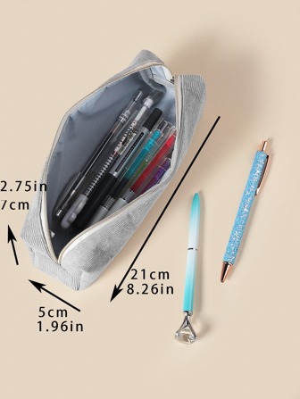 1 st enkel pennväska för skolstart, pennfodral, pennficka, skolväska