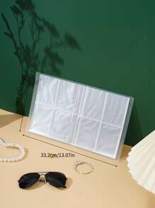 1pc PVC Jewelry Storage Bag, Minimalist Clear Jewelry Bag Set For Home - Clear - View 5