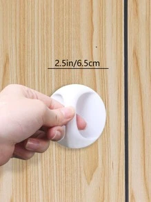 1pc Tay cầm ngăn kéo tự dính - trắng - Xem 4