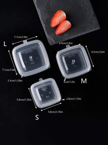 10pcs Clear Food Storage Box - Clear - View 7