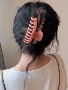 5入組女士爪設計時尚極簡髮爪適用於日常 - 彩色 - 查看 3