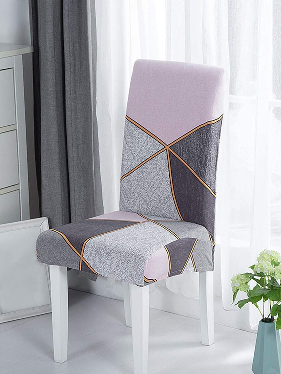 1 tấm bọc ghế co giãn họa tiết hình học - Nhiều màu - Xem 1