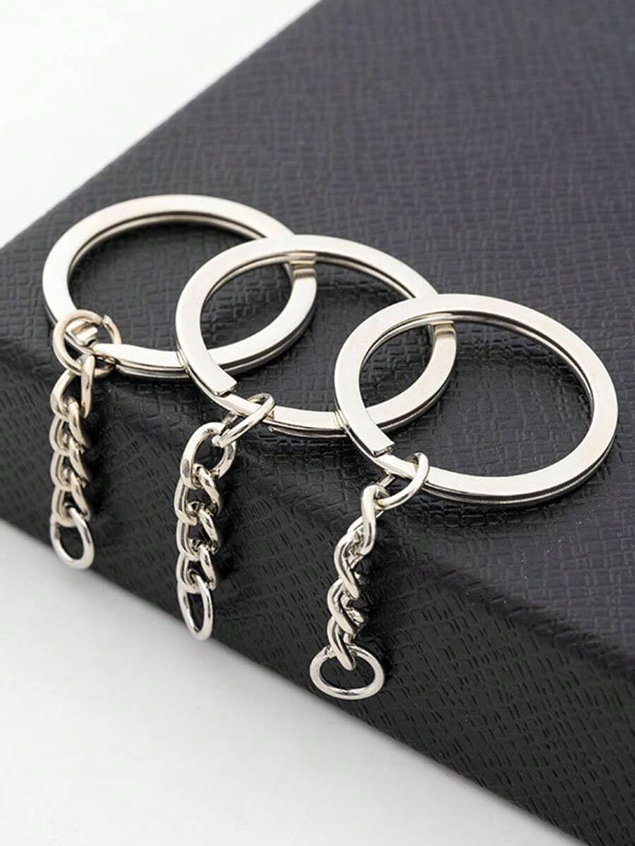 10pcs Iron Keychain Tool - Silver - View 1