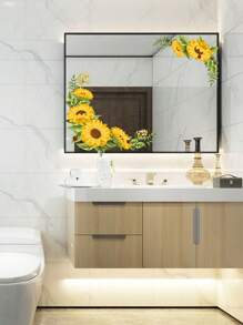 1 pieza Etiqueta engomada del refrigerador con patrón de girasol - Multicolor - Ver 4