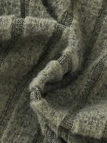 SHEIN Tank Tops & Camis Bé Gái Gân đan màu trơn Giải trí - xanh quân đội - Xem 5