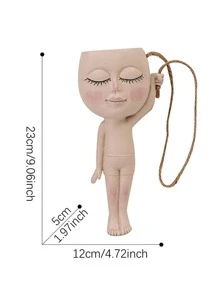 1 chậu cây thiết kế hình người - Nhiều màu - Xem 2