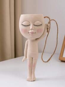 1 chậu cây thiết kế hình người - Nhiều màu - Xem 5