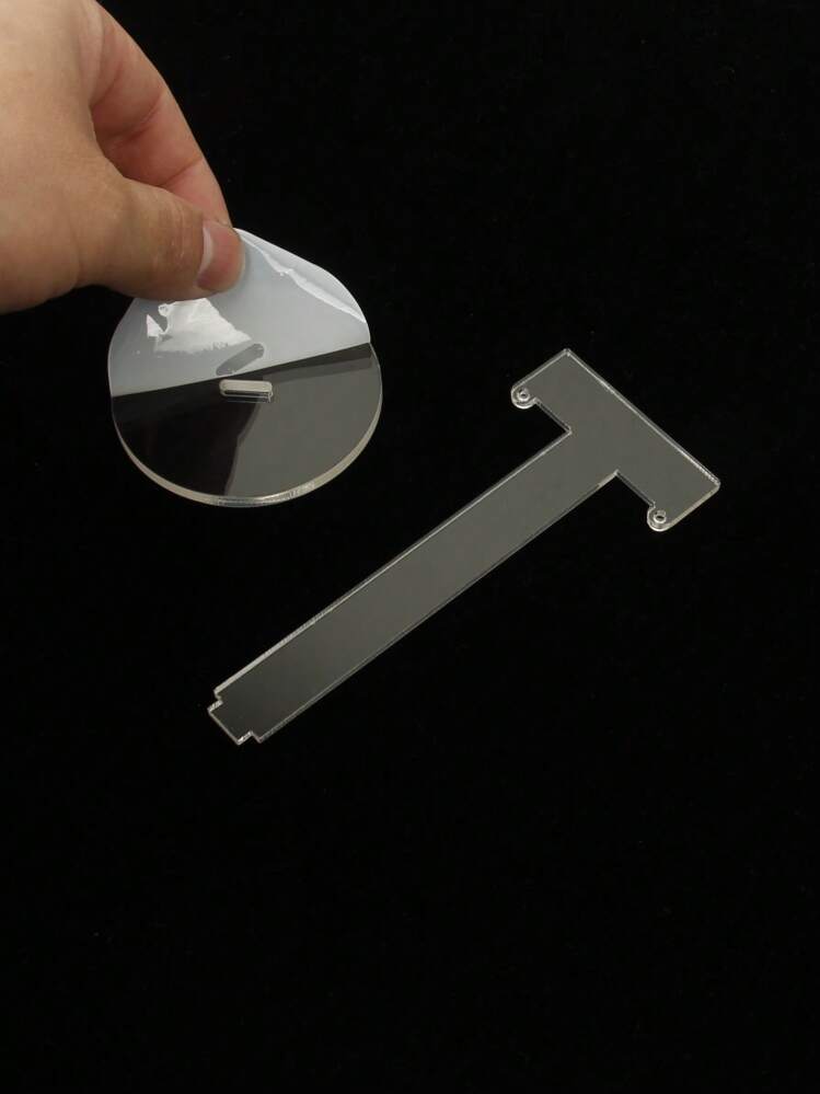 2pcs Elegant PMMA Jewelry Storage Rack, Perfect Gift For Valentine's Day, Ideal For Back To School Organization, Stylish And Functional Accessory For Home Decor, Enhance Your Space With Modern Design, Great For Holiday Gifting, Keep Your Jewelry -Free And Easily Accessible, Must-Have For Fashion Enthusiasts, Celebrate Love And New Beginnings With This Chic Storage Solution, Perfect For Any Occasion, Elevate Your Jewelry Display With And Practical Storage Options. - Clear - View 4