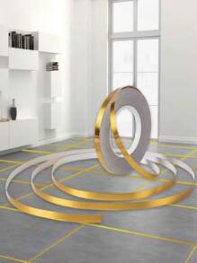 1pc Self-Adhesive Chamfering Silver Seam Sticker For Marble Tiles - Gold - View 1