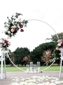 1pc 1.8M PE Balloon Stand, Minimalist White Balloon Holder For Party Back To School Valentine Day