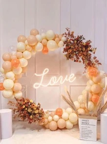 1入組1.5MPE氣球架派對用極簡主義白色氣球架 - 白色 - 查看 2