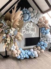 1入組1.5MPE氣球架派對用極簡主義白色氣球架 - 白色 - 查看 3