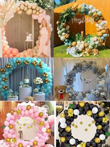 1入組1.5MPE氣球架派對用極簡主義白色氣球架 - 白色 - 查看 4