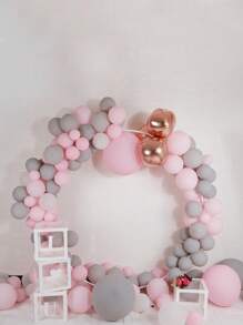 1pc 1.8M PE Balloon Stand, Minimalist White Balloon Holder For Party Back To School Valentine Day