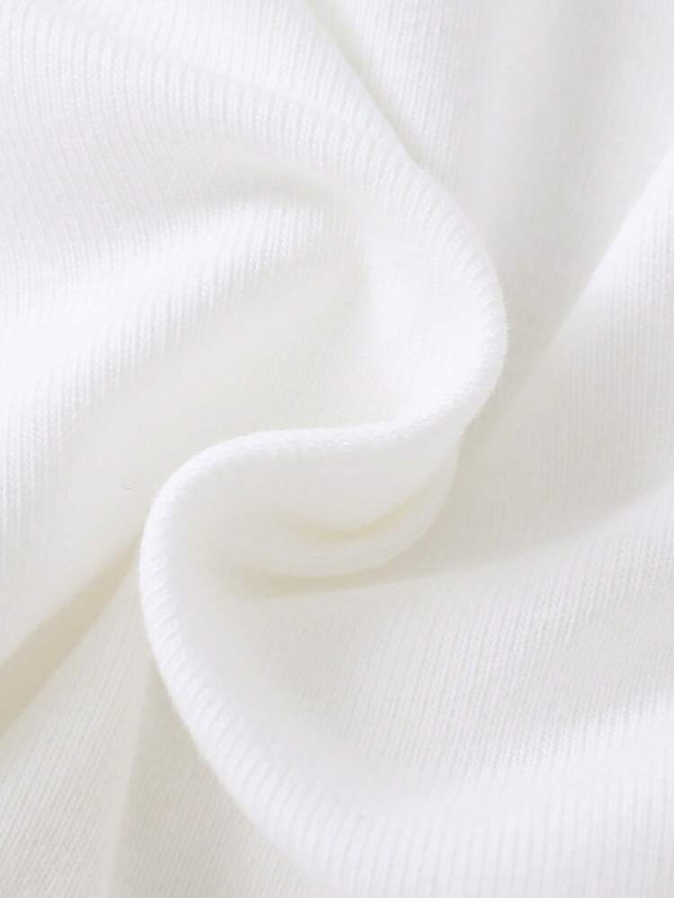 SHEIN Baby Heart Print Cami Romper - White - View 4