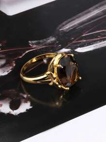 Nhẫn Trang Trí Đá Cubic Zirconia - Vàng - Xem 2