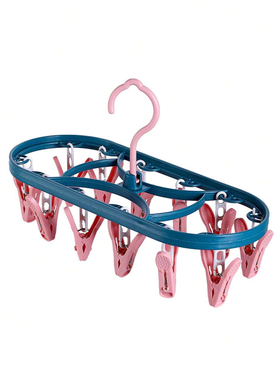 1 pieza de plástico colgante Estante secado con diariamente ropa secado Percha para casa