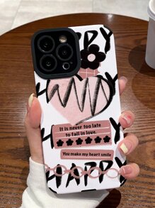 Funda para móvil con estampado de letra - Multicolor - Ver 2