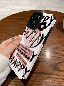 Funda para móvil con estampado de letra - Multicolor - Ver 4