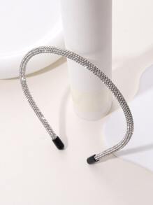 1pc Fashionable Handmade Women's Hair Hoop With Rhinestone Detail, Versatile High-End Hair Accessory,Hairband,Hair Hoop Headbands Head Accessories Beauty Home Hair Accessories - Multicolor - View 3