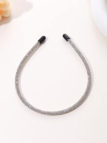 1pc Fashionable Handmade Women's Hair Hoop With Rhinestone Detail, Versatile High-End Hair Accessory,Hairband,Hair Hoop Headbands Head Accessories Beauty Home Hair Accessories - Multicolor - View 5