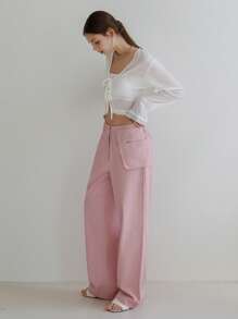 SHEIN Letter Graphic Drop Shoulder Crop Top
