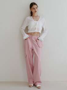 SHEIN Letter Graphic Drop Shoulder Crop Top
