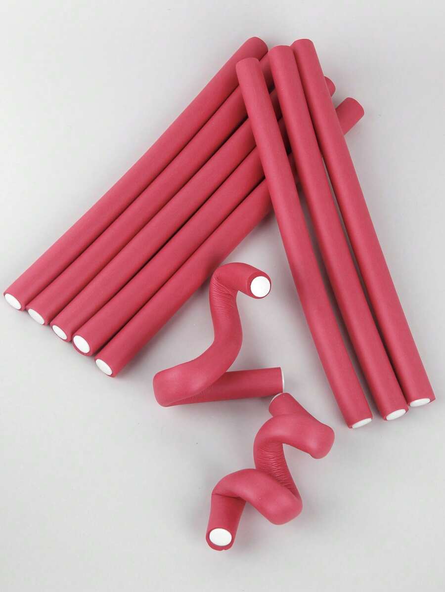 1 paquete rizador de pelo,herramientas para el cabello - Rosa - Ver 1