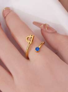 Thép Không Gỉ Thời Trang Thiết Kế 12 Chòm Sao Ngẫu Nhiên Vòng Đeo Tay Cho Nữ Cho Món Quà Sinh Nhật - Vàng - Xem 7