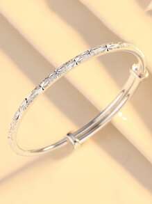 1 chiếc vòng tay Baby's Breath/Vòng tay mưa sao băng dành cho phụ nữ, Quà tặng cho mẹ, Thiết kế độc đáo, Thích hợp cho ngày lễ tình nhân - Màu Bạc Cổ - Xem 1