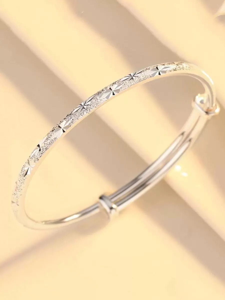 1 chiếc vòng tay Baby's Breath/Vòng tay mưa sao băng dành cho phụ nữ, Quà tặng cho mẹ, Thiết kế độc đáo, Thích hợp cho ngày lễ tình nhân - Màu Bạc Cổ - Xem 1
