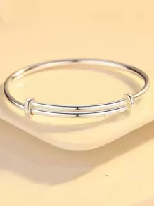 1 chiếc vòng tay Baby's Breath/Vòng tay mưa sao băng dành cho phụ nữ, Quà tặng cho mẹ, Thiết kế độc đáo, Thích hợp cho ngày lễ tình nhân - Màu Bạc Cổ - Xem 2