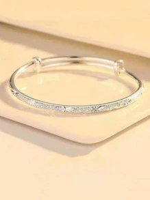 1 chiếc vòng tay Baby's Breath/Vòng tay mưa sao băng dành cho phụ nữ, Quà tặng cho mẹ, Thiết kế độc đáo, Thích hợp cho ngày lễ tình nhân - Màu Bạc Cổ - Xem 5