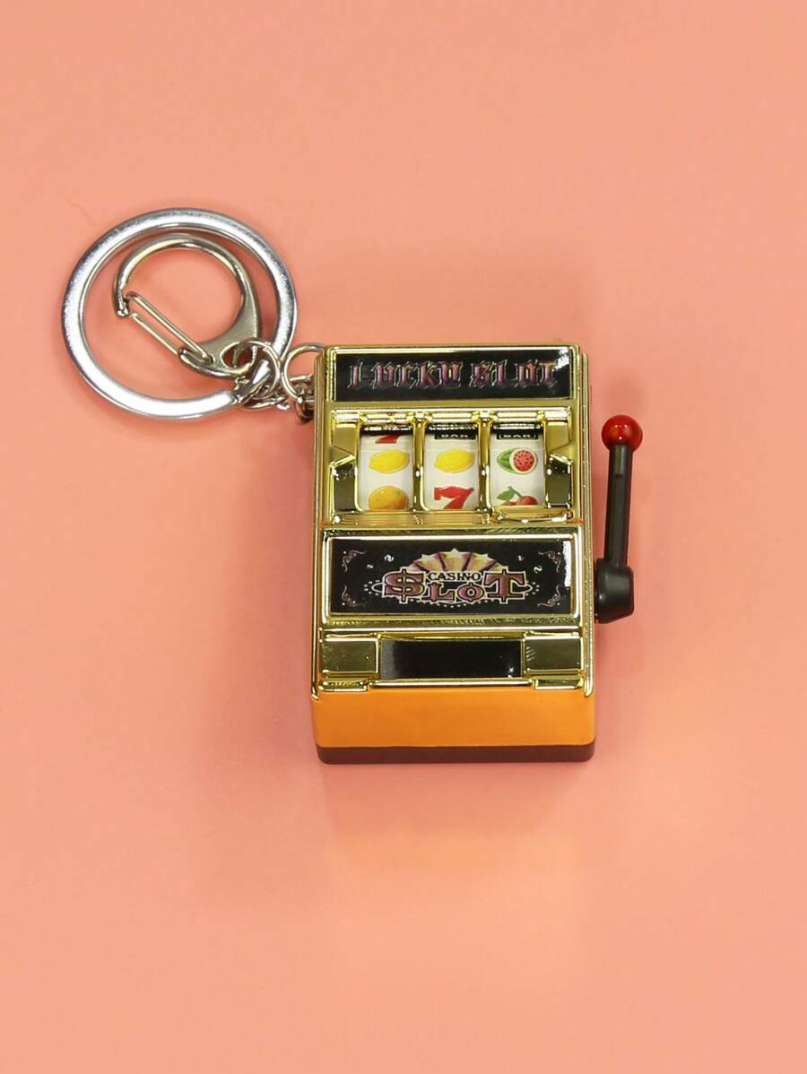 1入組男士遊戲機器吊飾時尚鑰匙圈適用於鑰匙裝飾用品 - 彩色 - 查看 1