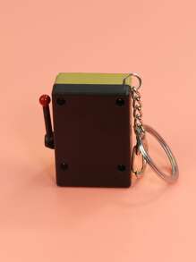 1入組男士遊戲機器吊飾時尚鑰匙圈適用於鑰匙裝飾用品 - 彩色 - 查看 2