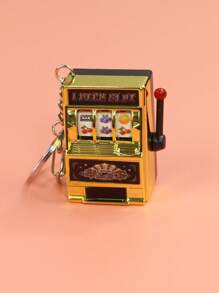 1入組男士遊戲機器吊飾時尚鑰匙圈適用於鑰匙裝飾用品 - 彩色 - 查看 4