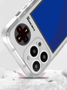 有趣的啞光半透明保護殼,帶隱藏支架和繪畫設計,適用於 Iphone 15/15 Plus/15 Pro/15 Pro Max - 彩色 - 查看 2