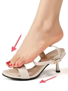 1雙防汗防滑適用於高跟涼鞋高跟鞋 - 杏色 - 查看 3