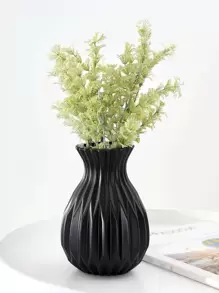 1入組北歐風素色花瓶裝飾 - 黑色 - 查看 1